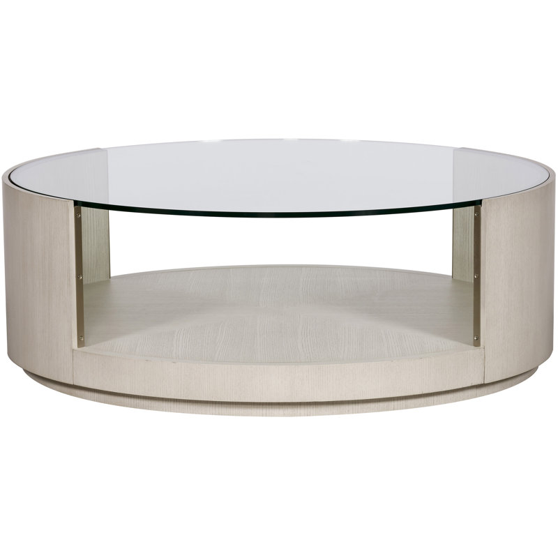 Axis Glass Top Single Coffee Table, Casa Blanca