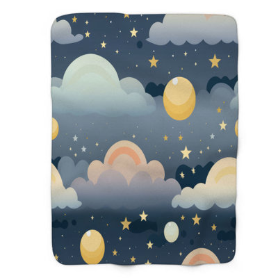 Étoiles au clair de lune - couverture de qualité supérieure 1 pièce