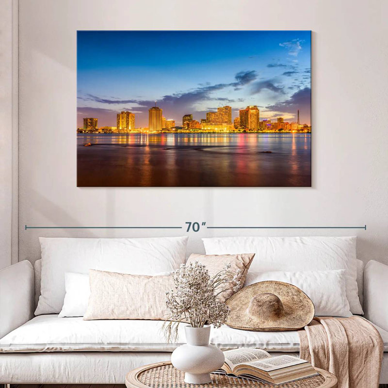 Sirci New Orleans Waterfront, H 32 po x l 48 po