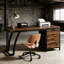 Bureau d'ordinateur extensif et table d'écriture élégante | Idée de cadeau