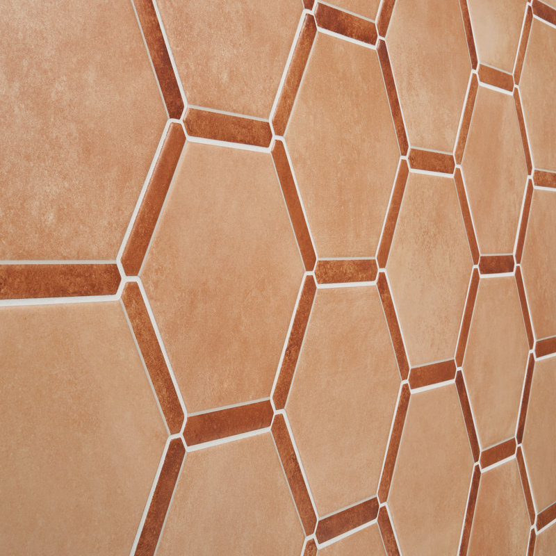 Samara 9" x 10" Porcelain Tile, Beige