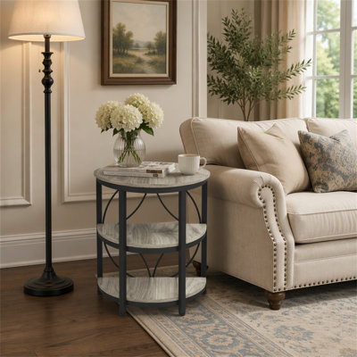 Half-Round End Table