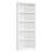 5-Tier Farmhouse Bookcase with Adjustable Shelves, Floor Standing Open Display Storage Rack, Anti-Slip Design-522821312-522821375
