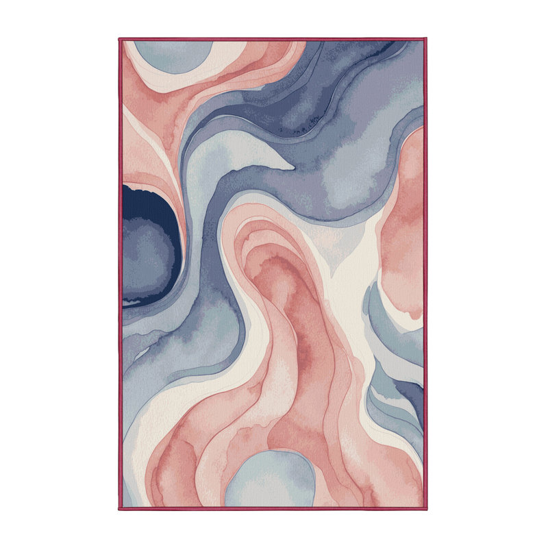 Tapis cascade Blush, Rectangulaire 2 pi x 3 pi
