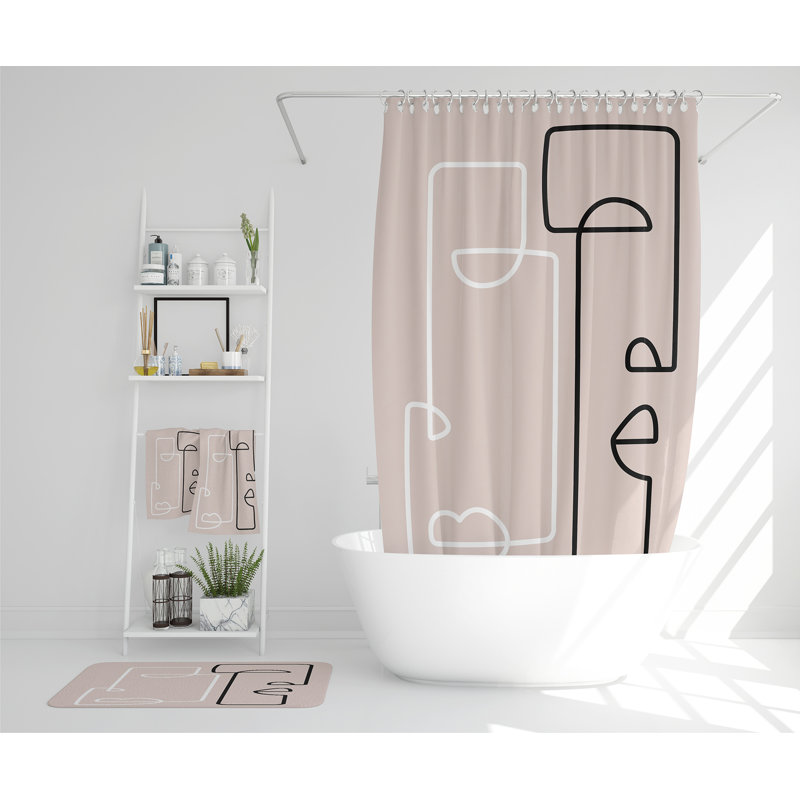 Naysean Polyester Shower Curtain Set