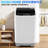 2.4 cu. ft. Portable Automatic Washer W/ 10 Programs & 8 Water Levels Selections Built-in Drain Pump-94815451