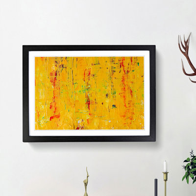 Abstract Art Painting Vol.414 by S.Johnson - Framed Print