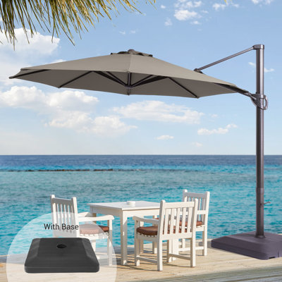 Parasol en porte-à-faux octogonal 11 'Erwina