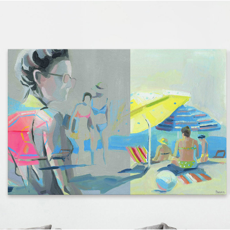 Parvez Taj - Wrapped Canvas Painting, 101cm H x 152cm W
