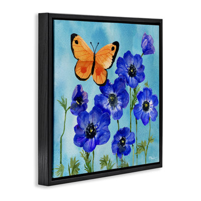 Cadre flottant Poetic Monarch Butterfly, design par Paul Brent