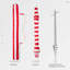 Parasol de plage de 78 po Macintyre-708462983