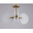 Ishanti Glass Semi Flush Mount
