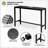 2 - Person Metal Patio Dining Set With Rectangular Bar Table , Cushions Included-1528821867-1528821862