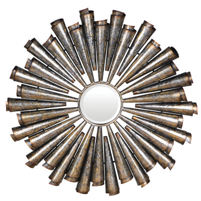 Lanier Metal Flat Wall Mirror
