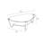 Dino Glass Top Coffee Table-92631537-91955496