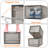 Durable Plastic Shoe Storage Box With Transparent Lid – Fits Size 13-205296896