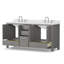 Ensemble de meuble-lavabo double 72 po Zaair-72220555