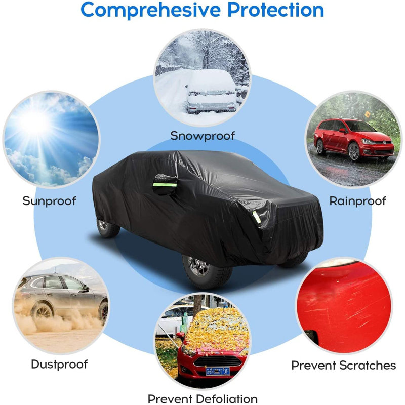 Elastic Automobile Cover By Himimi, 78.7" H x 250" W x 86.6" D