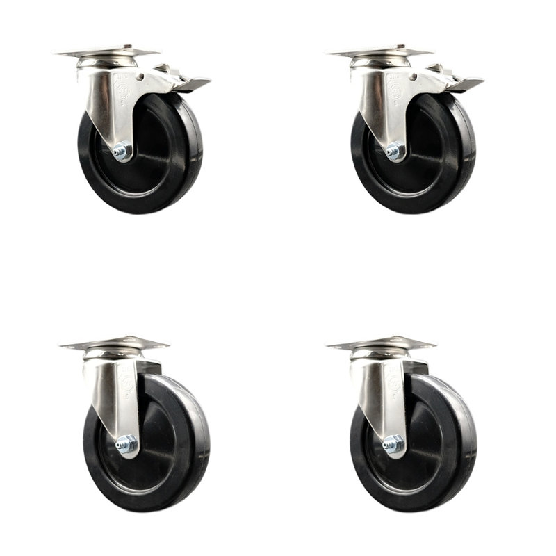 Soft Rubber Casters