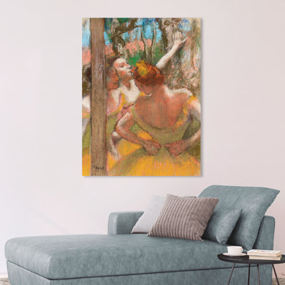 Dancers by Edgar Degas - Wrapped Canvas Print