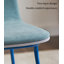 Chaise de salle à manger simple et décontractée en bois massif de style nordique-216718370-216718380