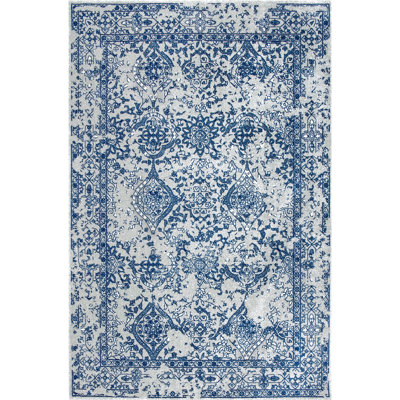 Tapis oriental bleu clair Dorothea