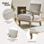 Upholstered Armchair-1786981433