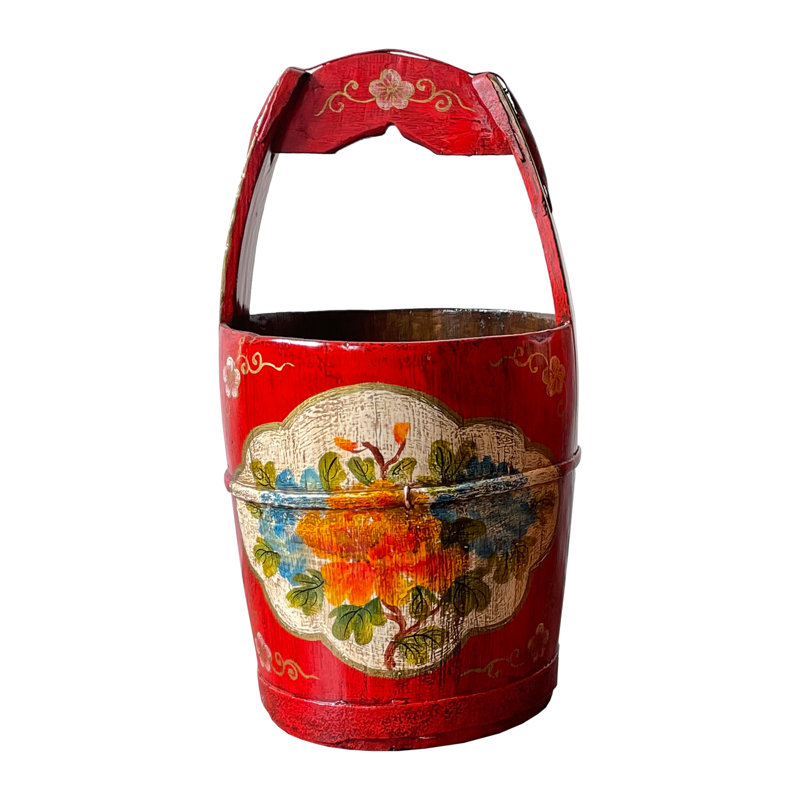 Rosalind Wheeler Colesyn Solid Wood Decorative Bin