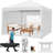 3x3m hollow canopy tape with three sides covered with fabric-112449688