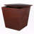Troy Walnut Storage Cube, Accent Table