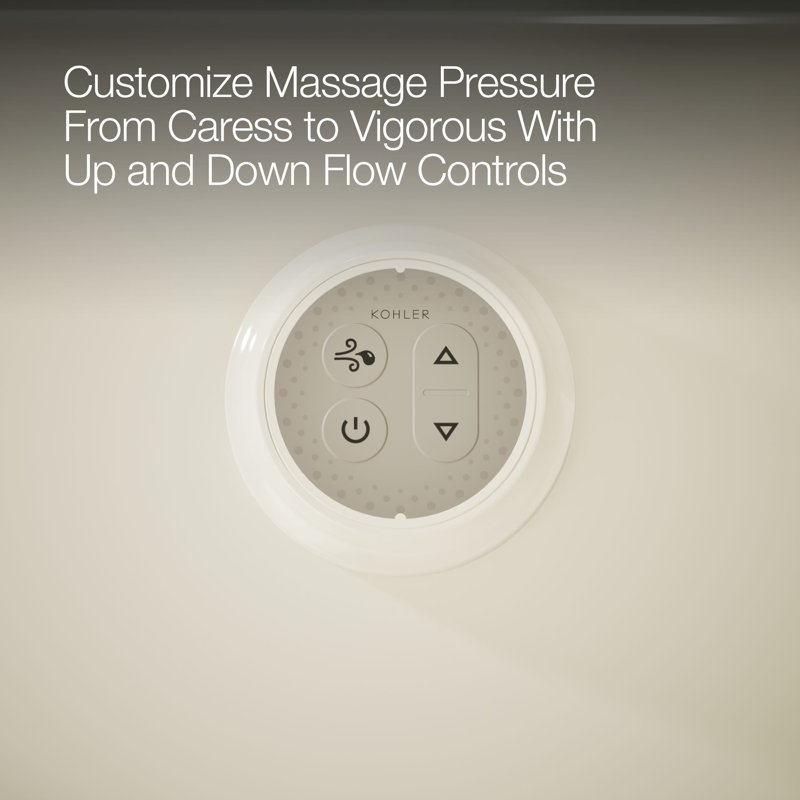 Tea-for-Two® 72-in Heated Bubblemassage Air Bath, Biscuit
