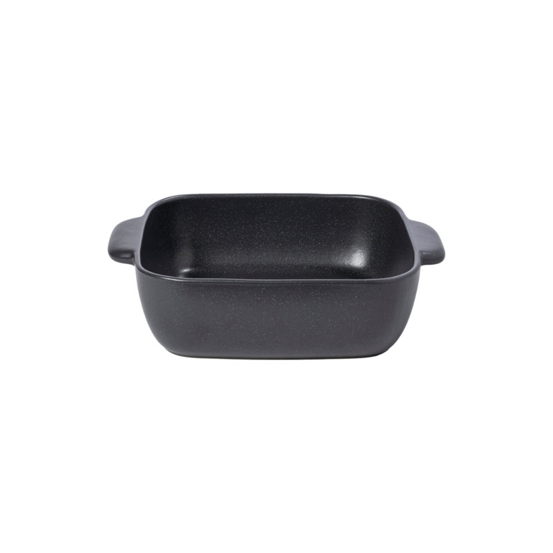 Costa Nova Casafina Pacifica Square Stoneware Baker Bakeware, Seed Gray