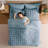 Bed in a Bag Seersucker Diamond Stitch 7 Piece Comforter Set-124623649-124871279