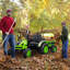 Tracteur 12 V pour enfants avec remorque, deux moteurs, télécommande, musique et lumières DEL-117435453