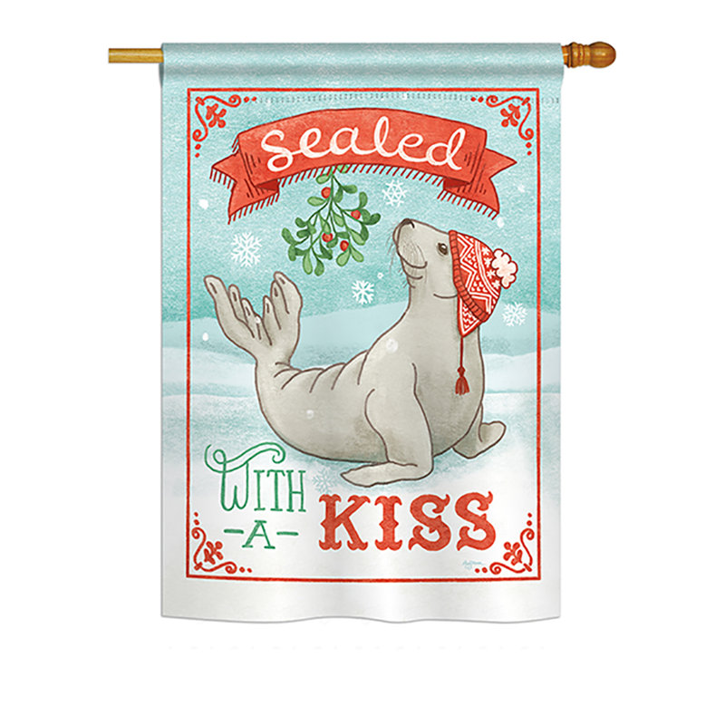 Double Sided 40'' H x 28'' W Polyester Christmas