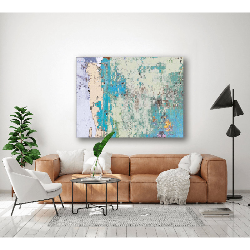 «Rain I» par l'artiste, Toile tendue, L 20 po x H 24 po x P 1 po