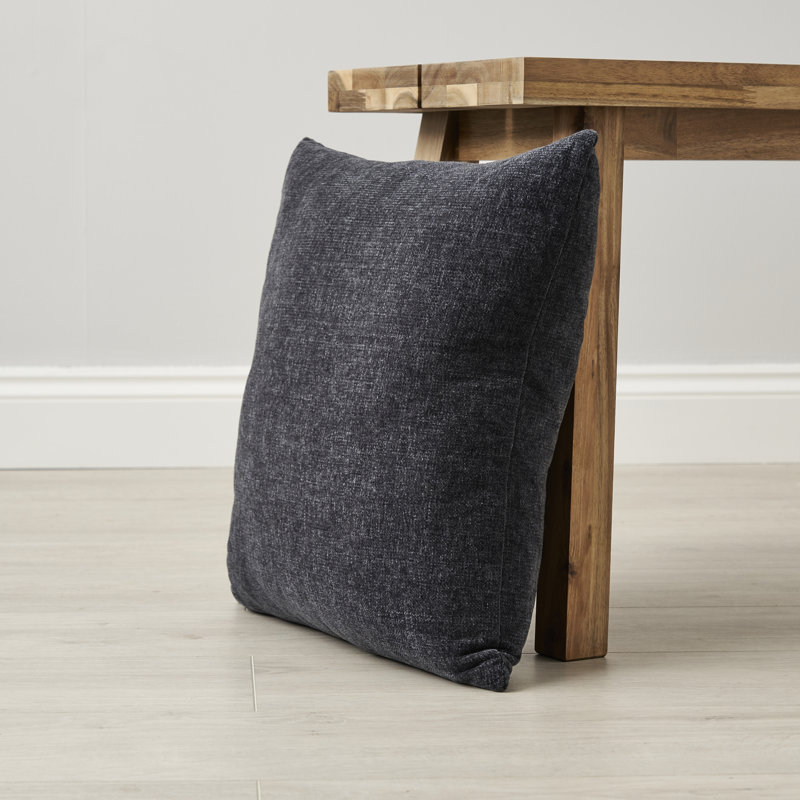Polemenakos Square Cushion, Charcoal