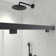 North American Frameless Double Sliding Matte Black Shower Door With Adjustable Soft Closing Function 8Mm Tempered Glass With Nano Easy Cleaning And Stick Explosion-Proof Menbrance