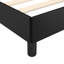 Singhai Platform Bed Frame, Slats Support, No Mattress, Faux Leather-297720170-297720171