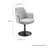 Lippa Performance Velvet Swivel Dining Armchair-105239668-105239674