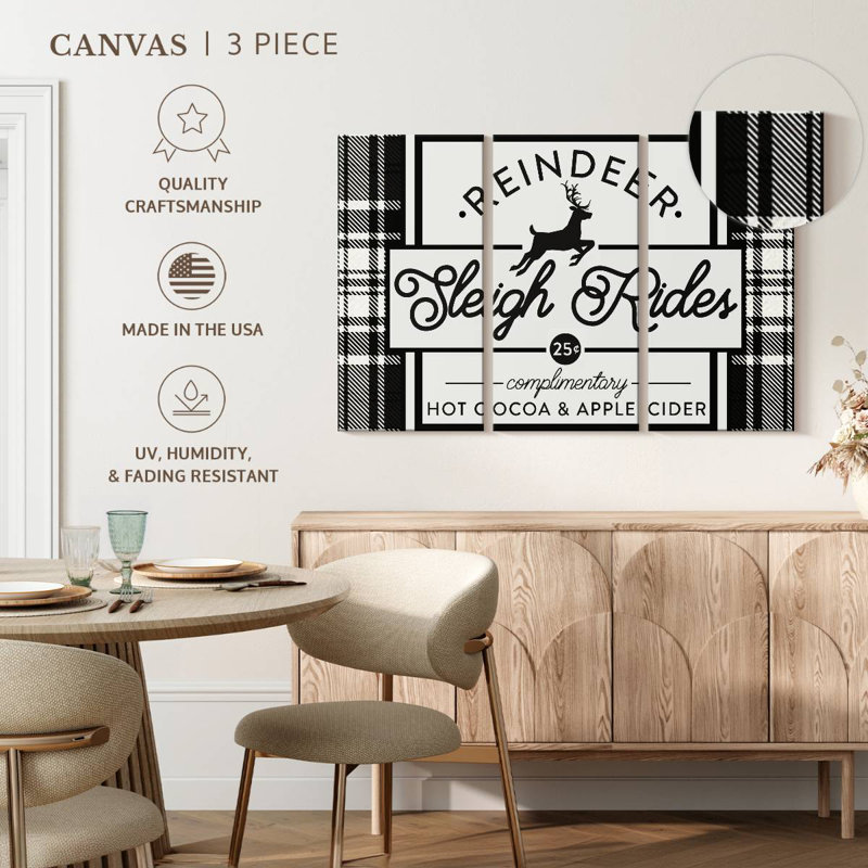 Plaid Holidays III Wall Sign
