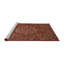 Tapis oriental multicolore tissé à la machine Oriental-122304077