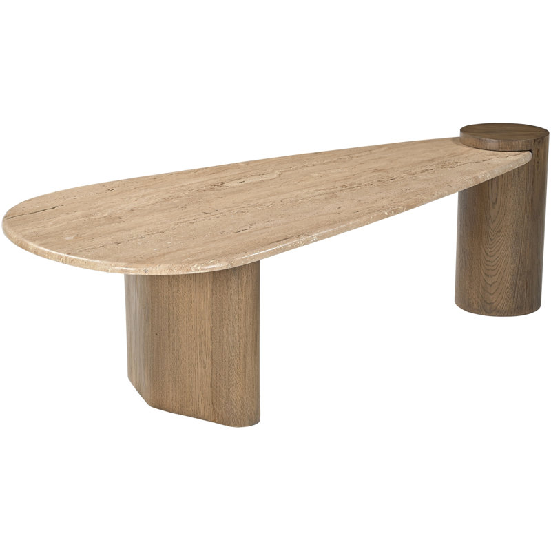Table basse Taverna Dolleen, Brun