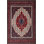 Red Floral Geometric Traditional Pattern Creative Woven Base Machine Washable Area Rug