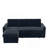85.8" Pull Out Sleeper Sofa L-Shaped Couch Convertible Sofa Bed with Storage Chaise And Storage Racks-915537455