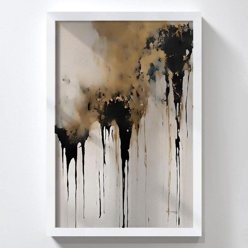 Apocalypse 3: 21. «Crowned In Triumph» par Mark Lawrence, H 27,5 po x l 21,5 po x P 0,75 po, Acrylique encadré, Noir