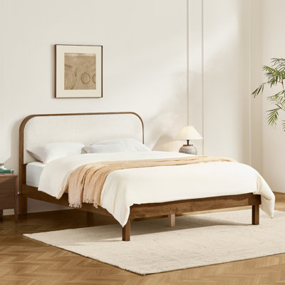 Base de lit tapissier Mid-Century