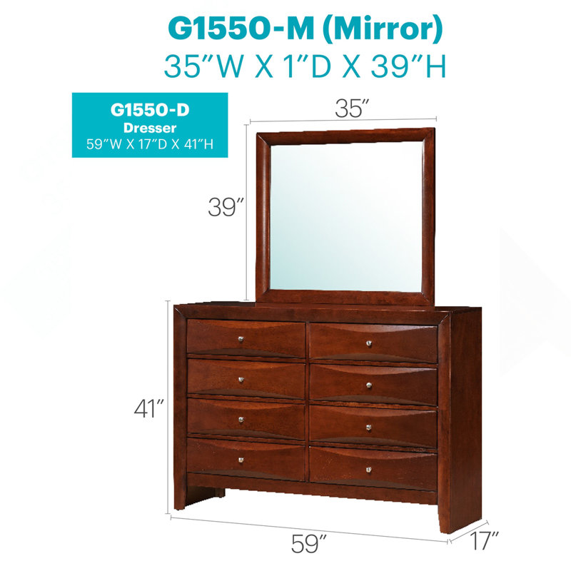 Commode Marilla G1550-D, cerise