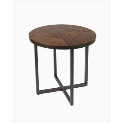 Failand Brown Round End Table