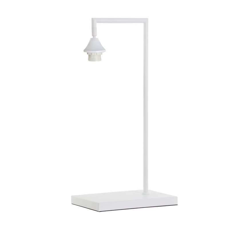 Wang Metal Table Lamp, White, Smoke